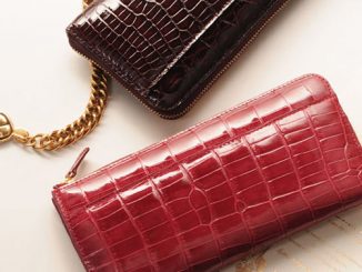 クロコダイル 長財布 L字 ファスナー