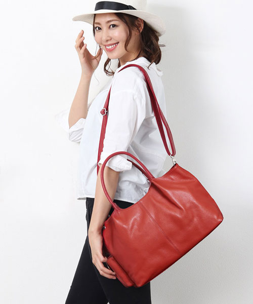 Jamale/ジャマレ 牛革 2WAY バッグ 日本製 ハンドバッグ