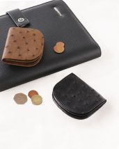 オーストリッチ 小銭入れ 財布 馬蹄 型