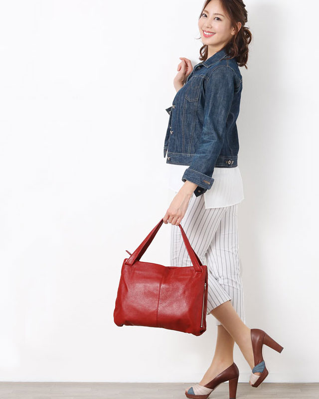 Jamale/ジャマレ 日本製 牛革 トートバッグ
