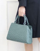 オーストリッチ フルポイント ハンドバッグ