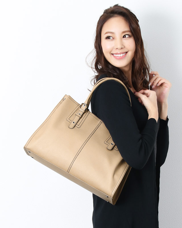 Jamale/ジャマレ 日本製 牛革 トートバッグ
