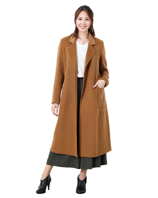 カシミヤ ガウン ロング コート
