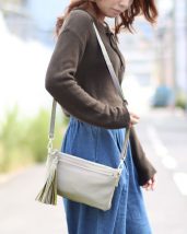 Mia Borsa 本革 ミニ ショルダー バッグ