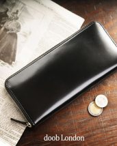 doob London コードバン メンズ 長財布 ラウンドファスナー