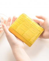クロコダイル ミニ財布 レディース