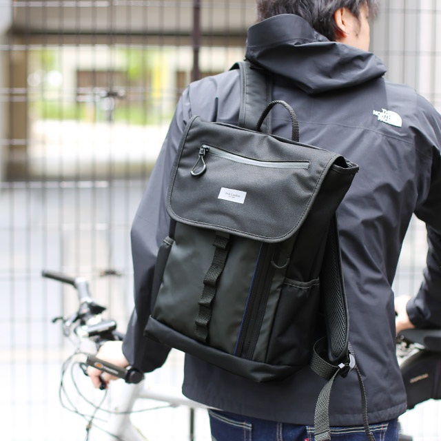 CORDURA はっ水 リュック 大きめ ビジネス バックパック ブラック 14L