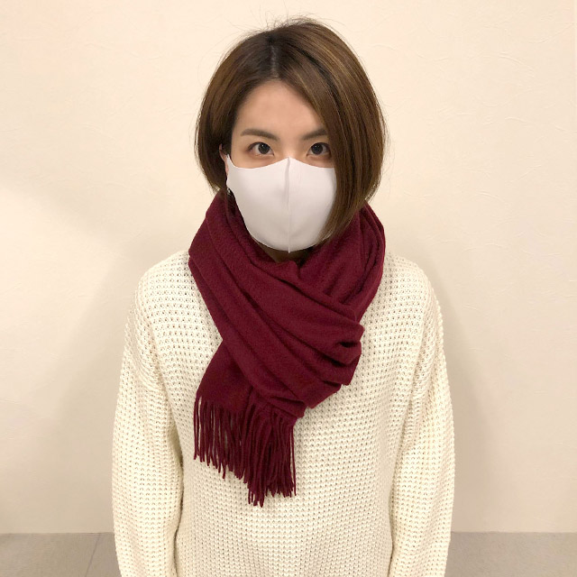 ベビーカシミヤ カシミヤ100% ストール マフラー ボリューム 違い 比較