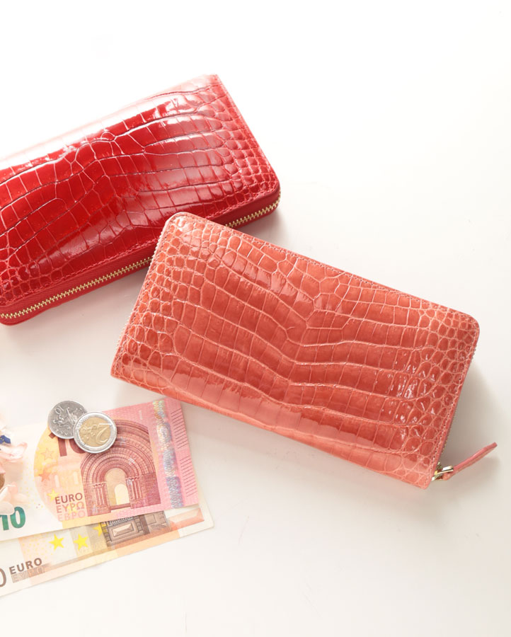 シャイニング　クロコダイル財布